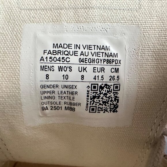 ⭐Chuck 70 National Suede Snake Print Platform Sneakers 10 Women's Shoes A15045C⭐ - Picture 14 of 15